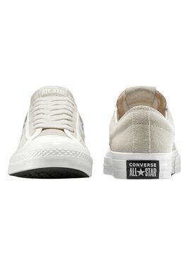 Chaussures Converse Star Player 76 en daim beige