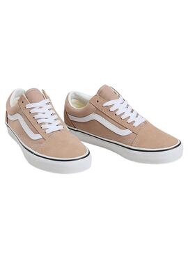 Chaussures Vans Old Skool roses pour femmes