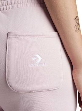 Shorts Converse Star Chevron rose pour femme