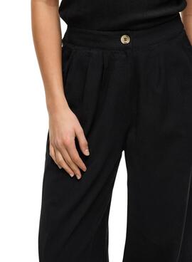 Pantalon Vila Etni noir pour femme