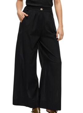 Pantalon Vila Etni noir pour femme