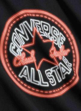  T-Shirt Converse Neon Sig noir pour homme
