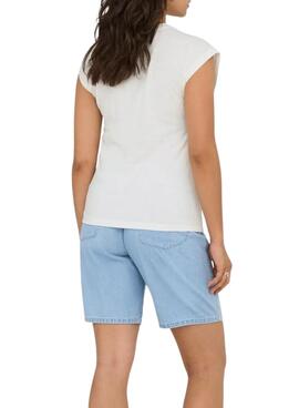 Maillot Only Delia blanc pour femme
