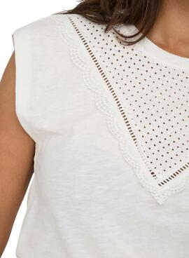 Maillot Only Delia blanc pour femme