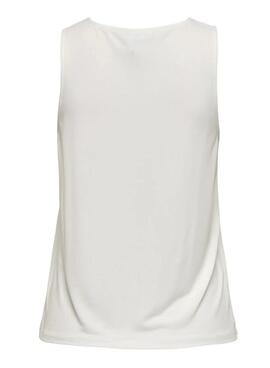  T-shirt Only Free blanc   pour femme