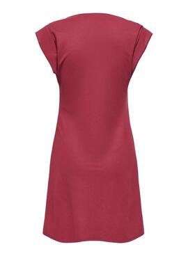 Robe Only Jany grenat pour femme