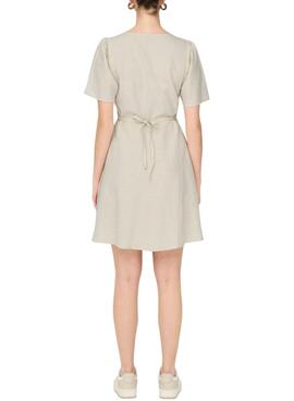 Robe Only Vita beige pour femme