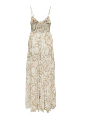 Robe Only Chiara beige pour femme