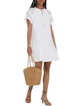 Robe Only Nalla blanche pour femme
