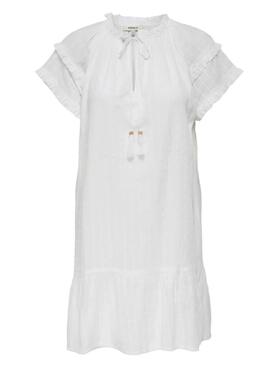 Robe Only Nalla blanche pour femme