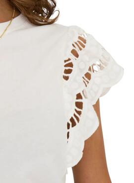 T-shirt Only Macy blanc pour femme  
