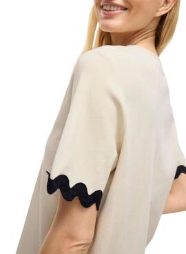 Haut Vila Calisa beige pour femme