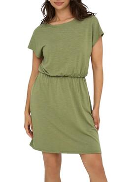 Robe Only Freda Batsleeve verte pour femme