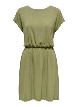 Robe Only Freda Batsleeve verte pour femme