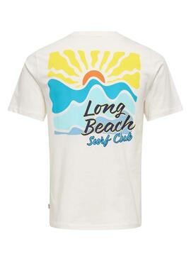  T-shirt Only and Sons Magnus Longbeach pour homme
