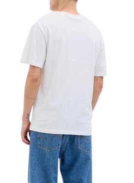 T-shirt Jack and Jones Porto blanc pour homme