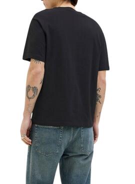 T-shirt  Jack and Jones Porto noir pour homme