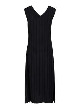 Robe noire Vila Viyrina pour femme.