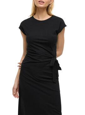 Robe Vila Vipompia noire  pour femme