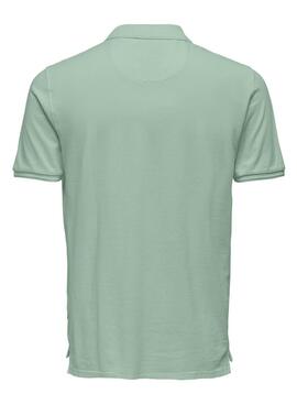Polo Only and Sons Travis vert pour homme