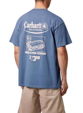 T-shirt Carhartt Catalogue bleu pour homme
