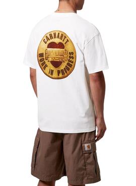 T-Shirt à boutonnière S/S blanc