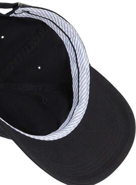 Casquette Tommy Hilfiger Flag Soft noire pour homme.