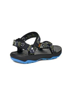 Sandales Teva Hurricane XT2 noires pour enfant.