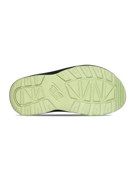 Sandales Teva Hurricane vertes pour garçons et filles
