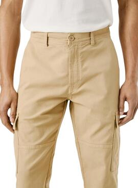 Pantalon Pepe Jeans Cargo beige pour homme