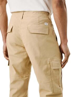 Pantalon Pepe Jeans Cargo beige pour homme