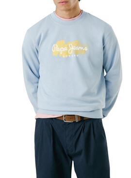 Sweatshirt Pepe Jeans Milton bleue pour homme.
