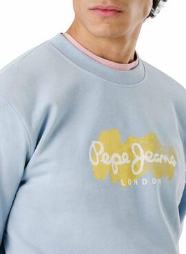 Sweatshirt Pepe Jeans Milton bleue pour homme.