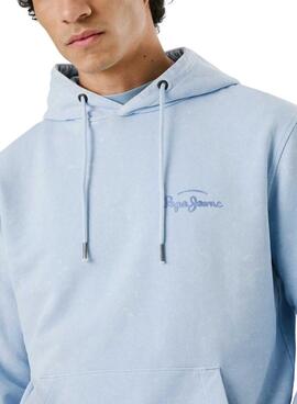 Sweatshirt Pepe Jeans Terrel bleue pour homme