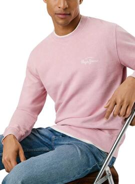 Sweatshirt Pepe Jeans Terrel rose pour homme
