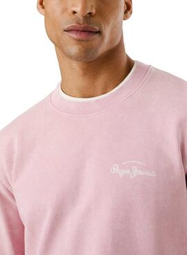 Sweatshirt Pepe Jeans Terrel rose pour homme