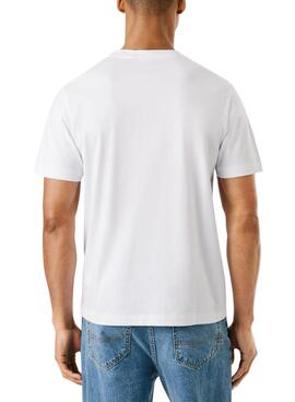 T-shirt Pepe Jeans Milton blanc pour homme