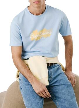 T-shirt Pepe Jeans Milton bleu pour homme