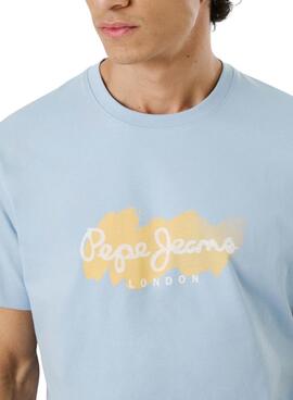 T-shirt Pepe Jeans Milton bleu pour homme