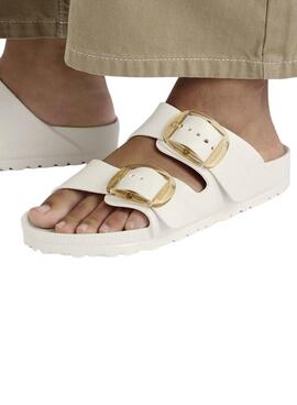 Sandales Birkenstock Arizona Big Buckle blanc pour femmes