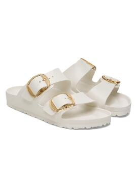 Sandales Birkenstock Arizona Big Buckle blanc pour femmes