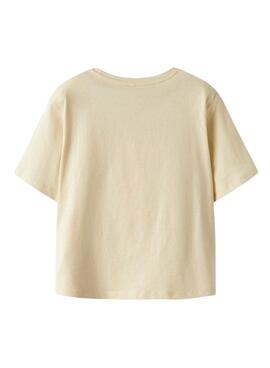 T-shirt Name It Jekan beige pour fille