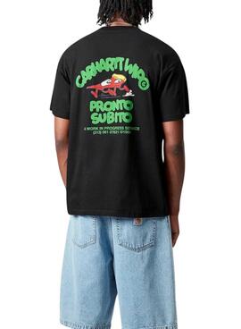 T-shirt Carhartt Pronto noir pour homme