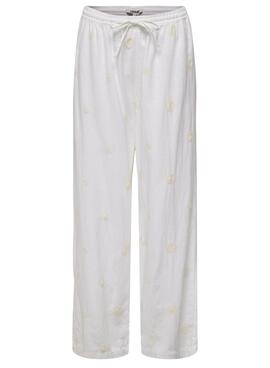 Pantalon blanc Only Caro pour femme