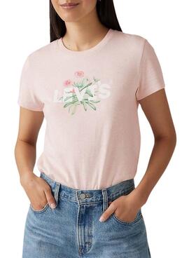 T-shirt Levis The Perfect Tee rose pour femme