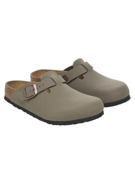 Sabots Birkenstock taupe pour garçon et fille