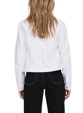 Veste en jean blanc Only Wonder pour femme