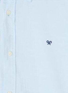Chemise sport Oxford unie vert clair