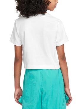 T-shirt Nike Sportswear blanc pour fille