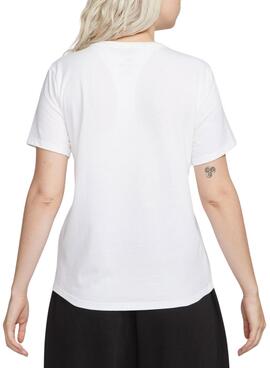 T-shirt Nike Club Essential blanc pour femme